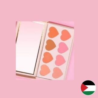 باليت بلاشر بقلوب الحب